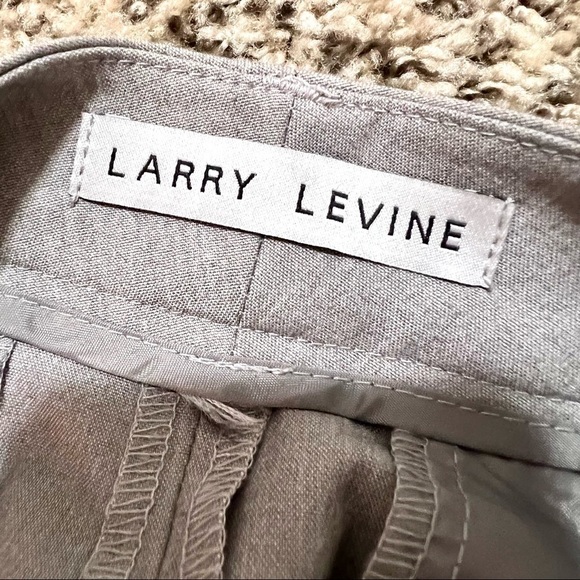 LARRY LEVINE Light Heather gray trousers dress pant womens size XL - Picture 9 of 10